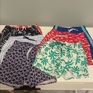 Boys Bundle Swim Trunks sizes 4 & 5.
